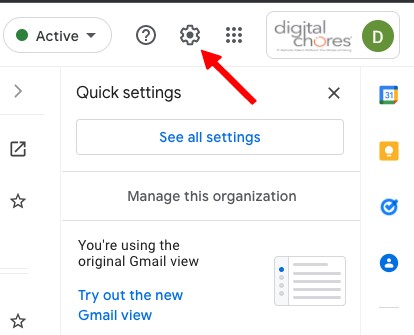 gmail offline settings