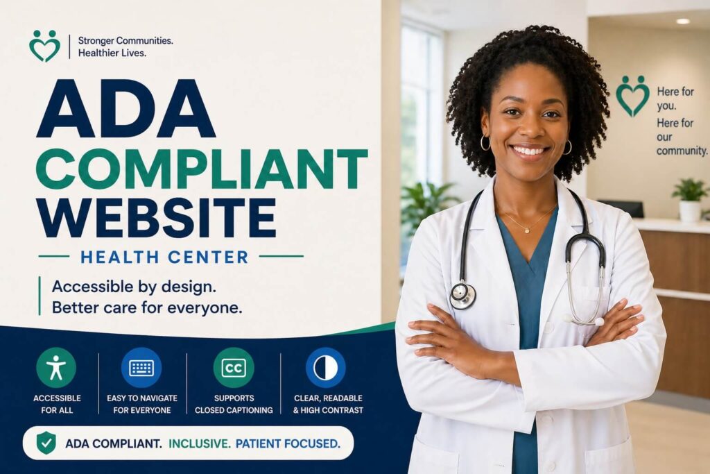 ADA website accessibility healthcare